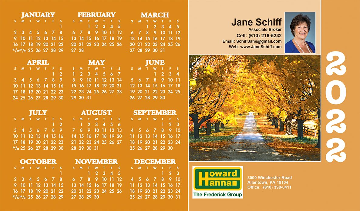 Real Estate Jumbo Postcard Calendars